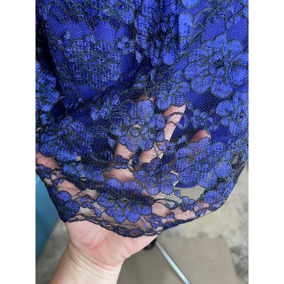 skirt set blouse drop waist skirt lace purple black goth - Picture 5 of 15